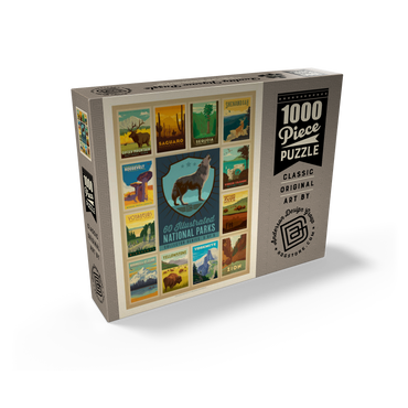 National Parks Collector Series - Edition 5, Vintage Poster 1000 Jigsaw Puzzle box view2