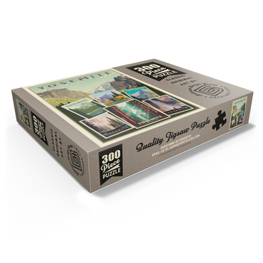 Yosemite National Park: Collage Print, Vintage Poster 300 Jigsaw Puzzle box view1