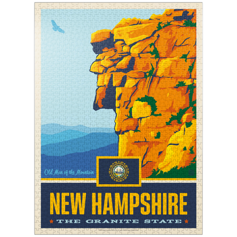 puzzleplate New Hampshire: The Granite State 1000 Jigsaw Puzzle