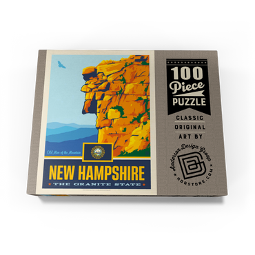New Hampshire: The Granite State 100 Jigsaw Puzzle box view3