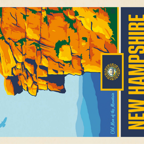 New Hampshire: The Granite State 100 Jigsaw Puzzle 3D Modell
