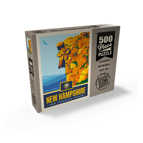 New Hampshire: The Granite State 500 Jigsaw Puzzle box view2