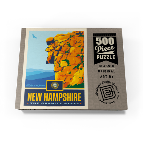 New Hampshire: The Granite State 500 Jigsaw Puzzle box view3