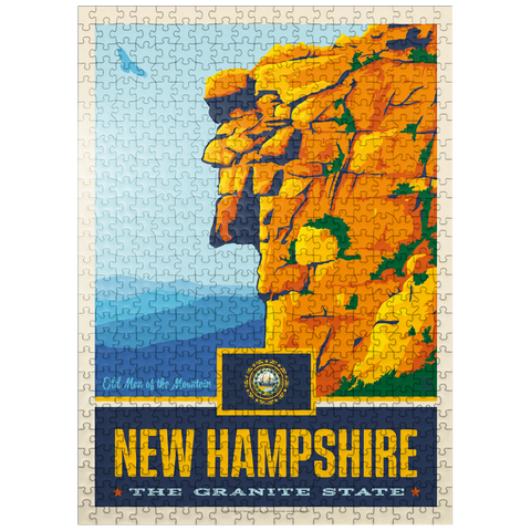 puzzleplate New Hampshire: The Granite State 500 Jigsaw Puzzle