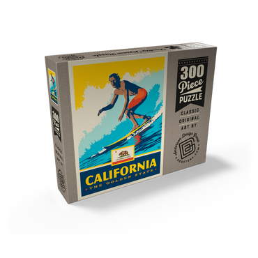 California: The Golden State (Surfer) 300 Jigsaw Puzzle box view2