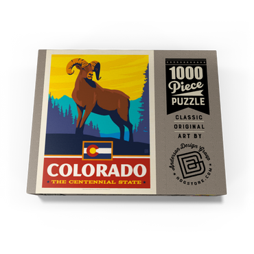 Colorado: The Centennial State 1000 Jigsaw Puzzle box view3