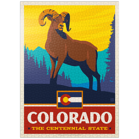 puzzleplate Colorado: The Centennial State 1000 Jigsaw Puzzle