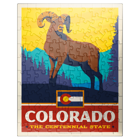 puzzleplate Colorado: The Centennial State 100 Jigsaw Puzzle