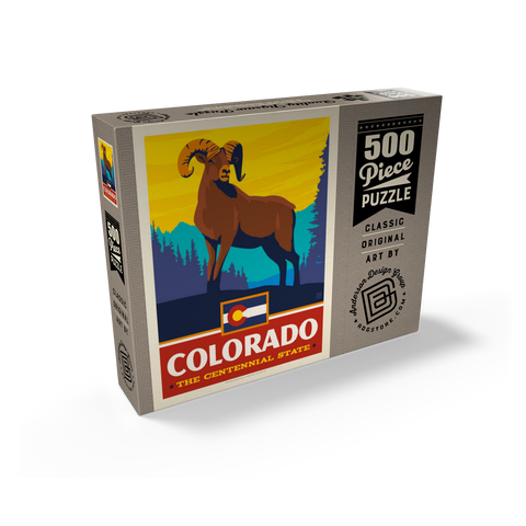 Colorado: The Centennial State 500 Jigsaw Puzzle box view2