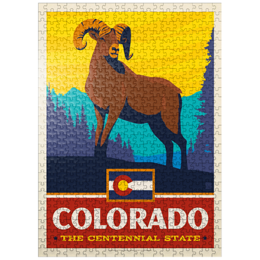 puzzleplate Colorado: The Centennial State 500 Jigsaw Puzzle