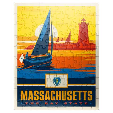 puzzleplate Massachusetts: The Bay State 100 Jigsaw Puzzle