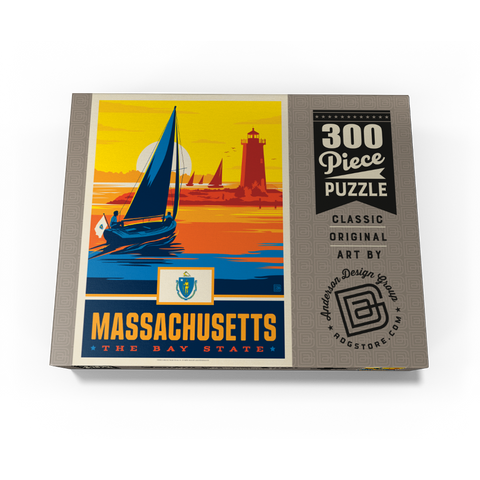 Massachusetts: The Bay State 300 Jigsaw Puzzle box view3