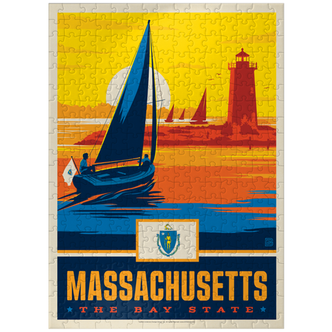 puzzleplate Massachusetts: The Bay State 300 Jigsaw Puzzle