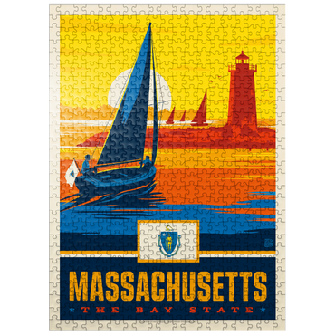 puzzleplate Massachusetts: The Bay State 500 Jigsaw Puzzle