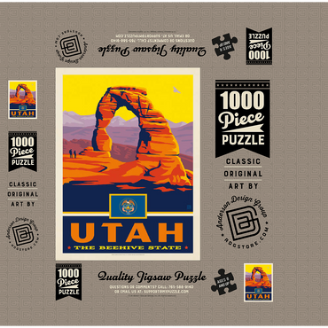 Utah: The Beehive State 1000 Jigsaw Puzzle box 3D Modell