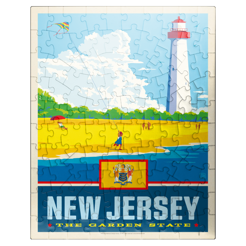 puzzleplate New Jersey: The Garden State 100 Jigsaw Puzzle