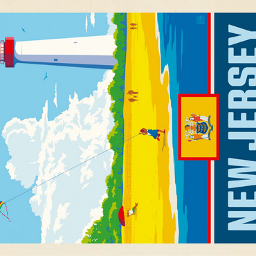 New Jersey: The Garden State 100 Jigsaw Puzzle 3D Modell