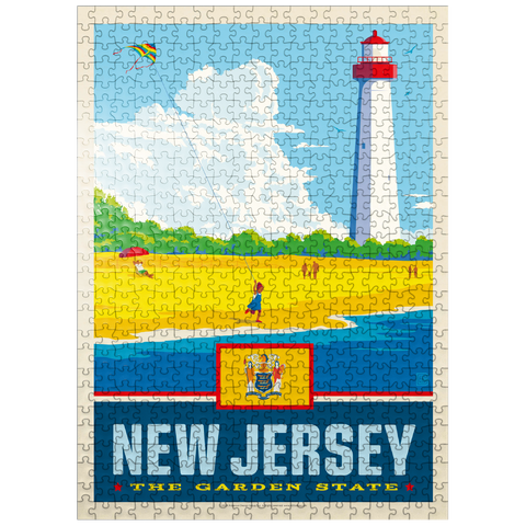puzzleplate New Jersey: The Garden State 500 Jigsaw Puzzle