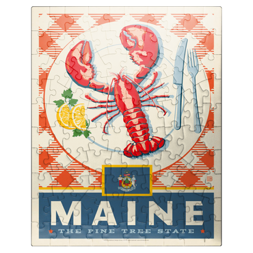 puzzleplate Maine: The Pine Tree State 100 Jigsaw Puzzle