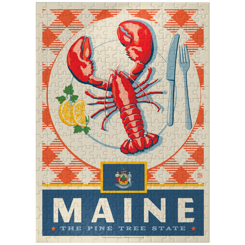 puzzleplate Maine: The Pine Tree State 300 Jigsaw Puzzle