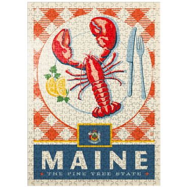 puzzleplate Maine: The Pine Tree State 500 Jigsaw Puzzle