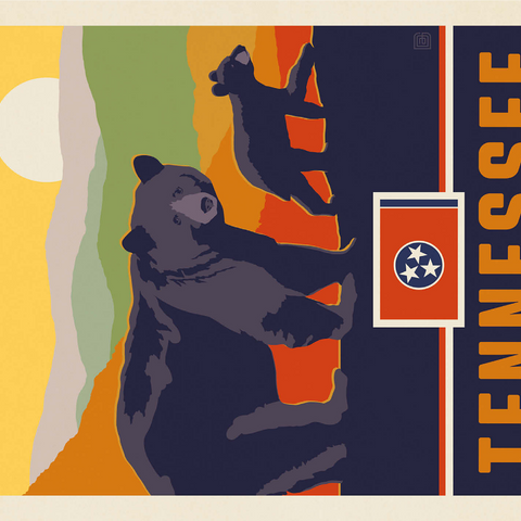 Tennessee: The Volunteer State 1000 Jigsaw Puzzle 3D Modell