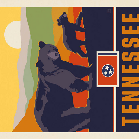 Tennessee: The Volunteer State 100 Jigsaw Puzzle 3D Modell
