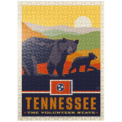 puzzleplate Tennessee: The Volunteer State 500 Jigsaw Puzzle