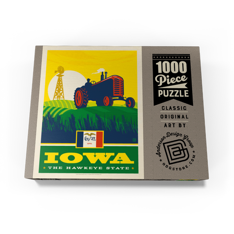 Iowa: The Hawkeye State 1000 Jigsaw Puzzle box view3
