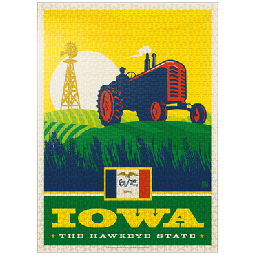 puzzleplate Iowa: The Hawkeye State 1000 Jigsaw Puzzle