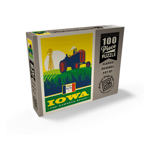 Iowa: The Hawkeye State 100 Jigsaw Puzzle box view2