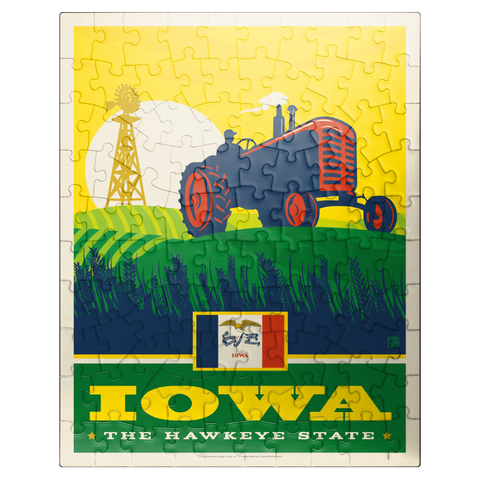 puzzleplate Iowa: The Hawkeye State 100 Jigsaw Puzzle