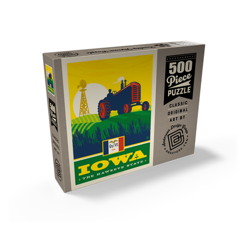 Iowa: The Hawkeye State 500 Jigsaw Puzzle box view2