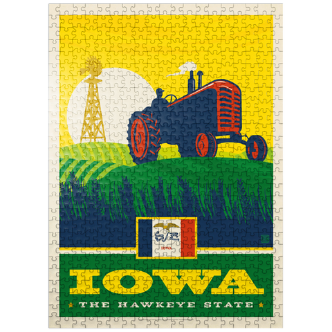 puzzleplate Iowa: The Hawkeye State 500 Jigsaw Puzzle