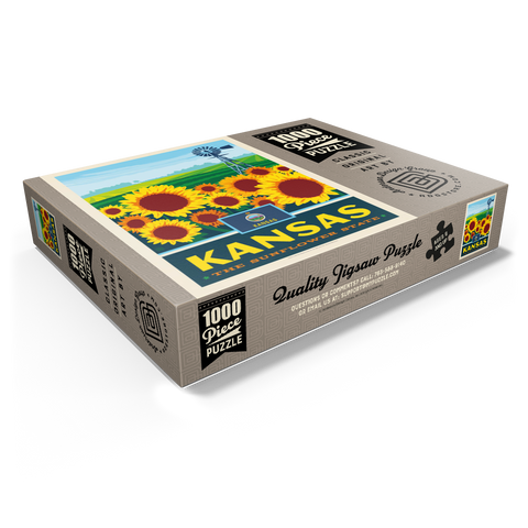 Kansas: The Sunflower State 1000 Jigsaw Puzzle box view1