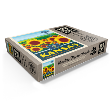 Kansas: The Sunflower State 100 Jigsaw Puzzle box view1