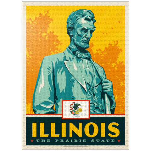 puzzleplate Illinois: The Prairie State 1000 Jigsaw Puzzle