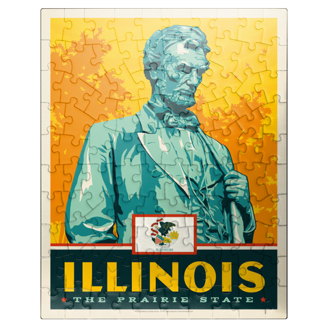 puzzleplate Illinois: The Prairie State 100 Jigsaw Puzzle