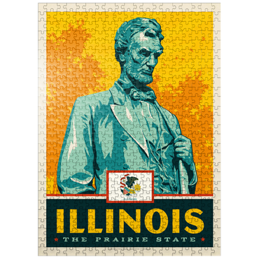 puzzleplate Illinois: The Prairie State 500 Jigsaw Puzzle