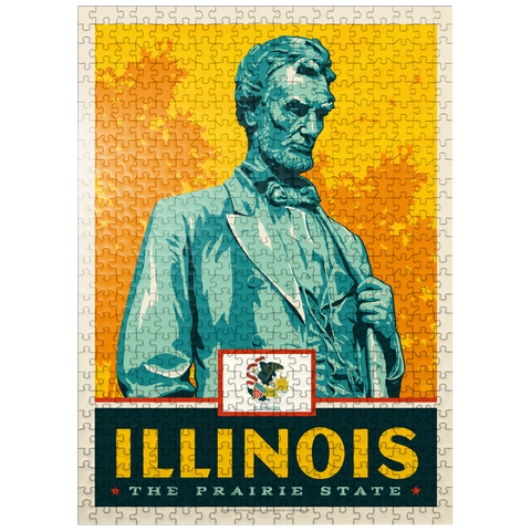 puzzleplate Illinois: The Prairie State 500 Jigsaw Puzzle