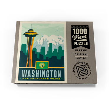 Washington: The Evergreen State 1000 Jigsaw Puzzle box view3
