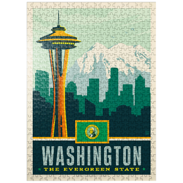 puzzleplate Washington: The Evergreen State 500 Jigsaw Puzzle