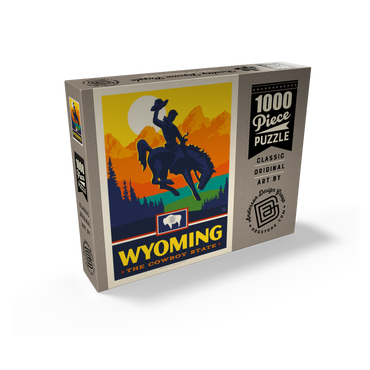 Wyoming: The Cowboy State 1000 Jigsaw Puzzle box view2