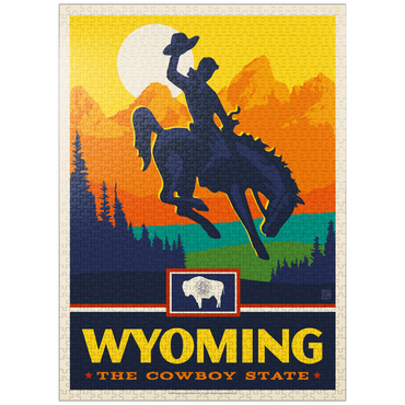 puzzleplate Wyoming: The Cowboy State 1000 Jigsaw Puzzle