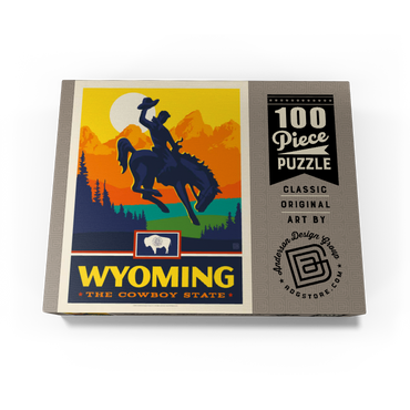 Wyoming: The Cowboy State 100 Jigsaw Puzzle box view3