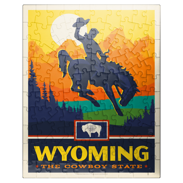 puzzleplate Wyoming: The Cowboy State 100 Jigsaw Puzzle