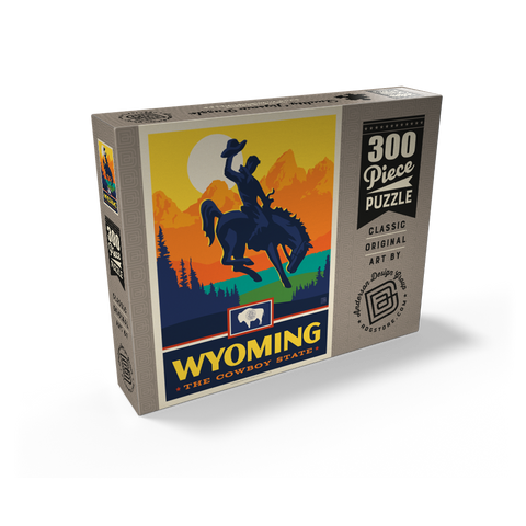 Wyoming: The Cowboy State 300 Jigsaw Puzzle box view2