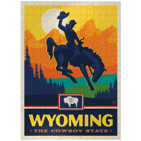 puzzleplate Wyoming: The Cowboy State 300 Jigsaw Puzzle