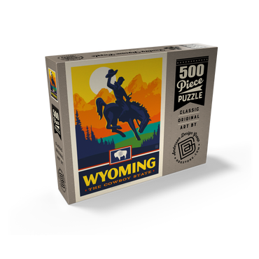 Wyoming: The Cowboy State 500 Jigsaw Puzzle box view2
