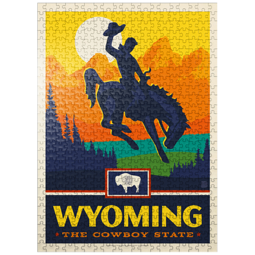 puzzleplate Wyoming: The Cowboy State 500 Jigsaw Puzzle